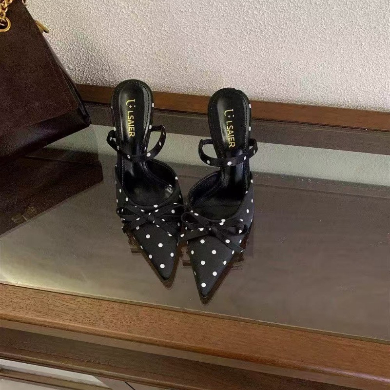 Spring and Summer New French P - Sandal Strappy Heeled บทวิจารณ์และราคา
