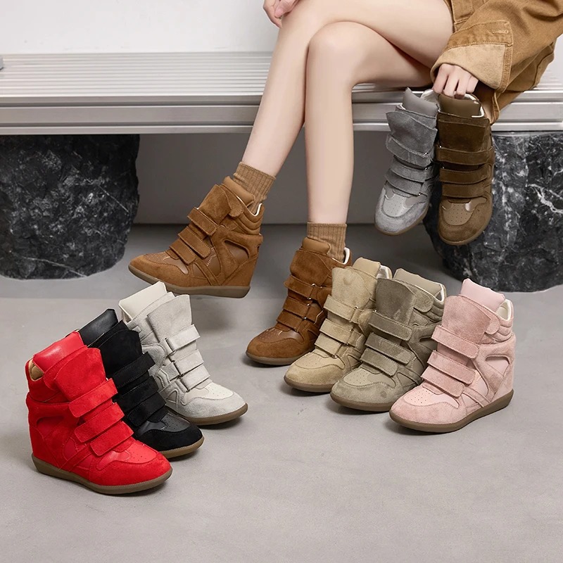 Women Ankle Boots Genuine Leat - Wedge Espadrille Women บทวิจารณ์และราคา