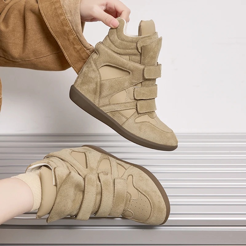 Women Ankle Boots Genuine Leat - Wedge Espadrille Women บทวิจารณ์และราคา