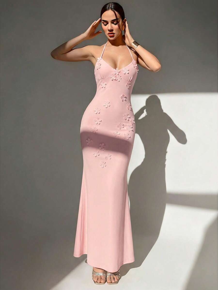 Womens Sexy Y2K Micro Cup Fron - Maxi Dress Halter บทวิจารณ์และราคา