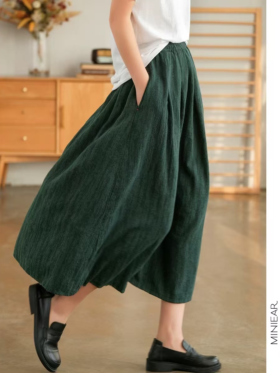 New 2025 Autumn Pure Color Flo - Midi Skirt Floral บทวิจารณ์และราคา