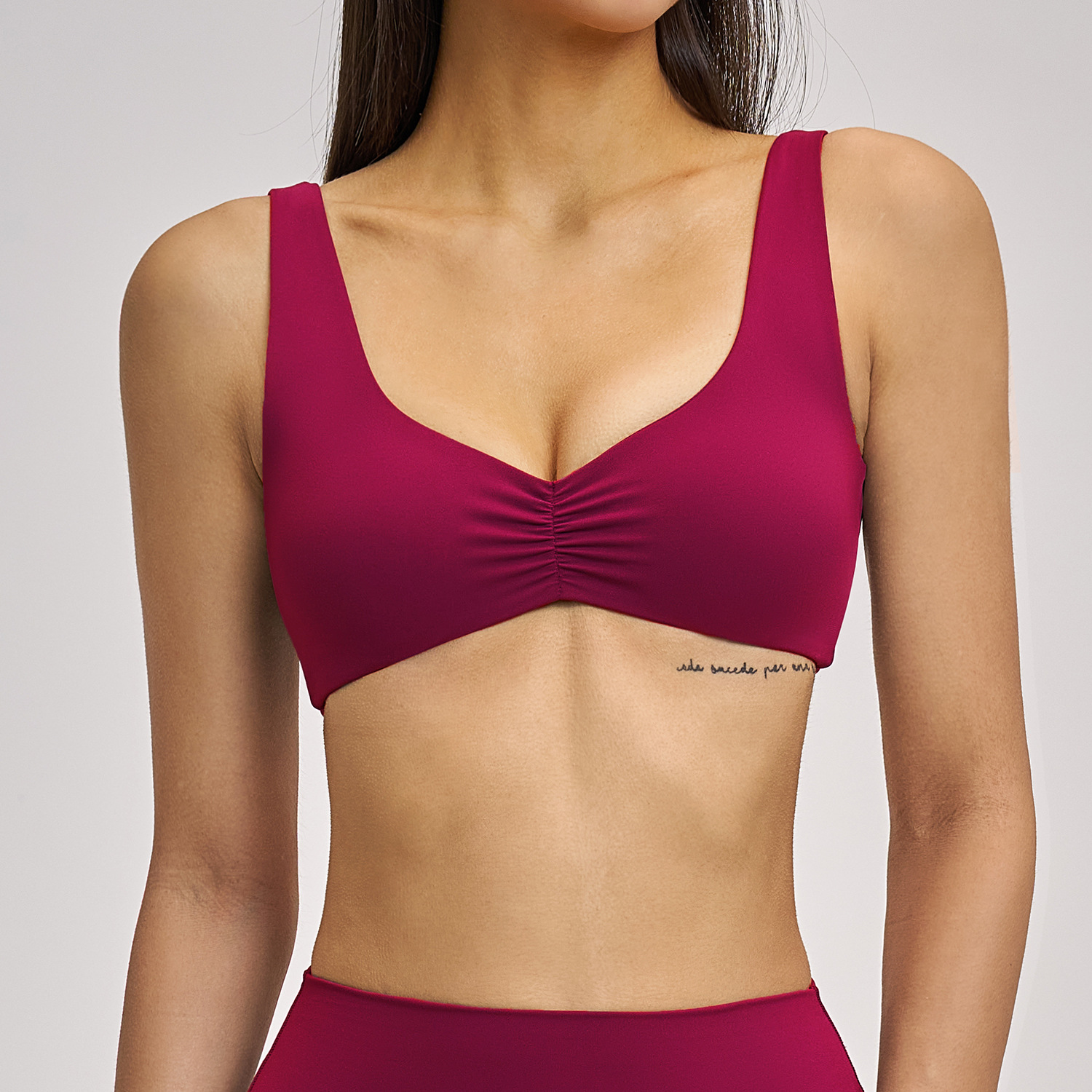Sports Bra Women Top Push Up F - Bralette Triangle Set บทวิจารณ์และราคา