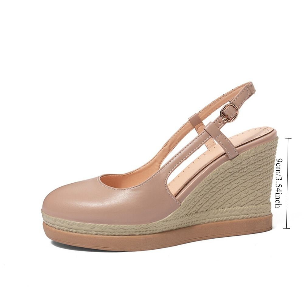Women's T‑Strap Wedge Sandals  - Wedge Espadrille Women บทวิจารณ์และราคา