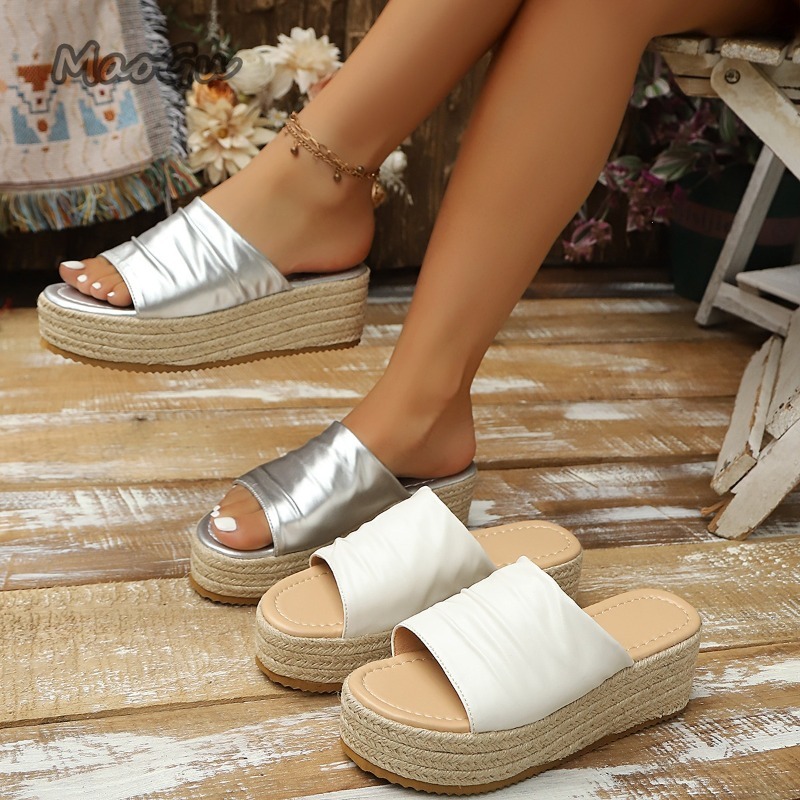 Women's Ruched Espadrille Wedg - Wedge Espadrille Women บทวิจารณ์และราคา