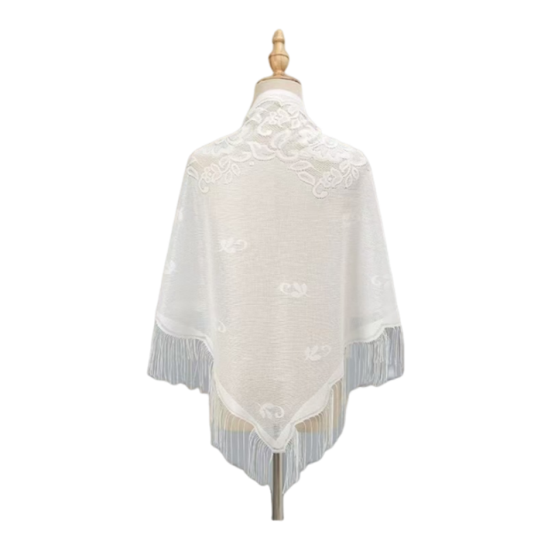 Floral Lace Shawl Wrap Women E - Kimono Sheer Floral บทวิจารณ์และราคา
