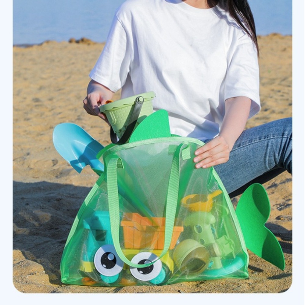 Kids Mesh Beach Bags Colorful  - Tote Bag Beach บทวิจารณ์และราคา
