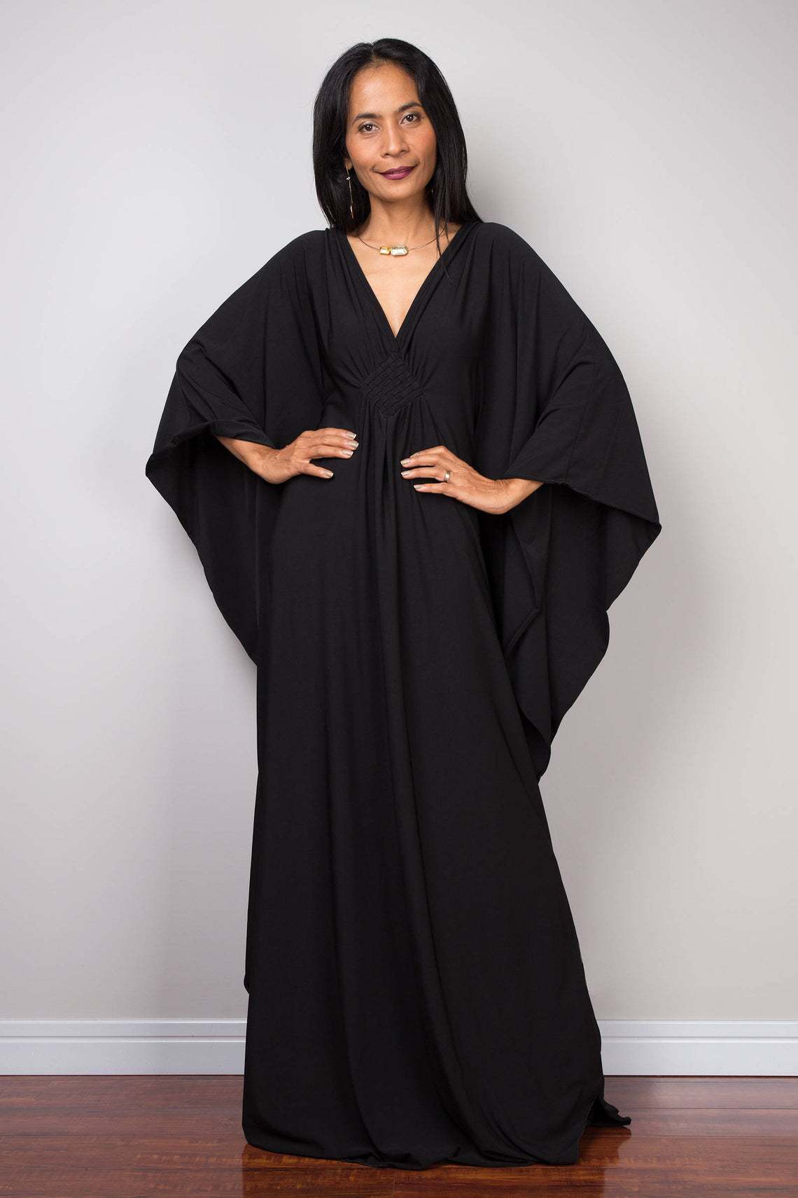 Women Solid Color Cover Up V N - Cover Up Kaftan บทวิจารณ์และราคา