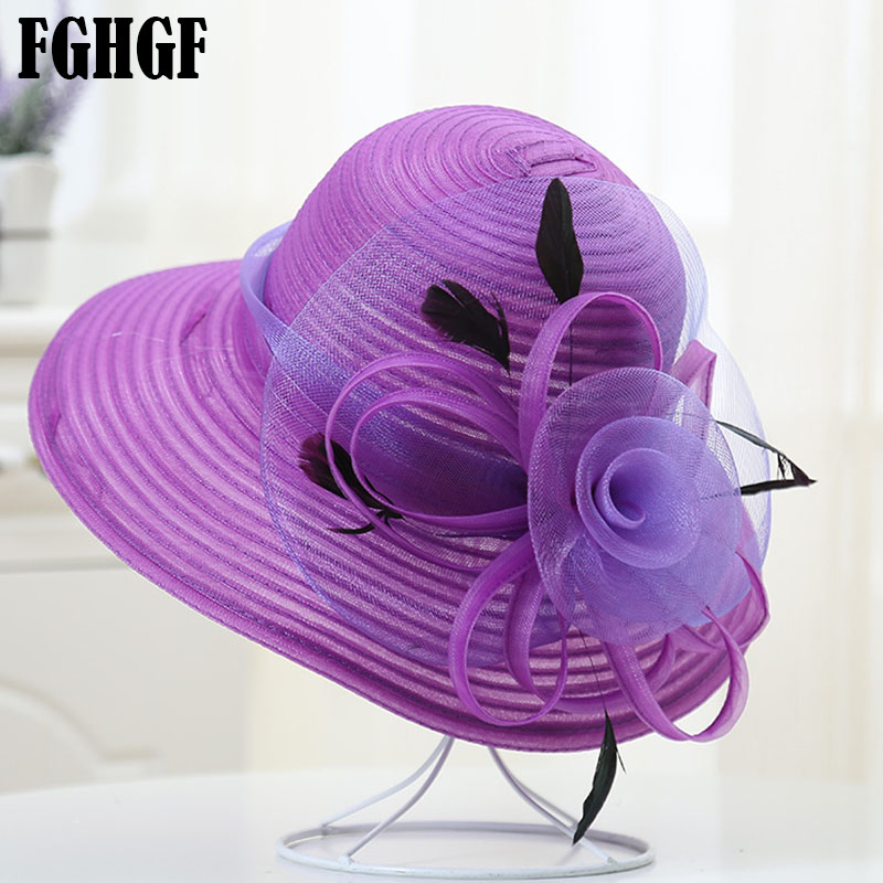 Elegant Summer Wide Brim Women - Hat Floppy Wide บทวิจารณ์และราคา