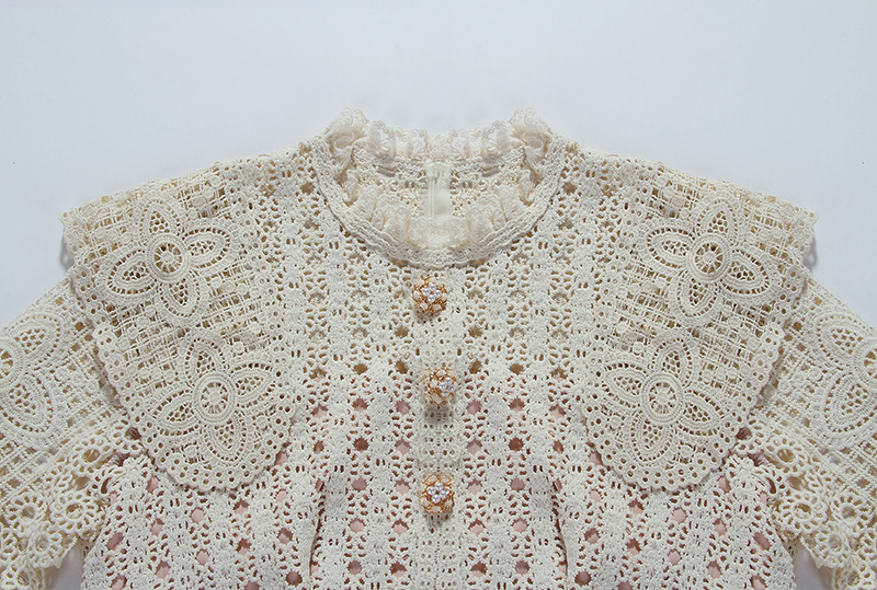 2025 New Temperament Hollow-ou - Linen Dress Wrap บทวิจารณ์และราคา