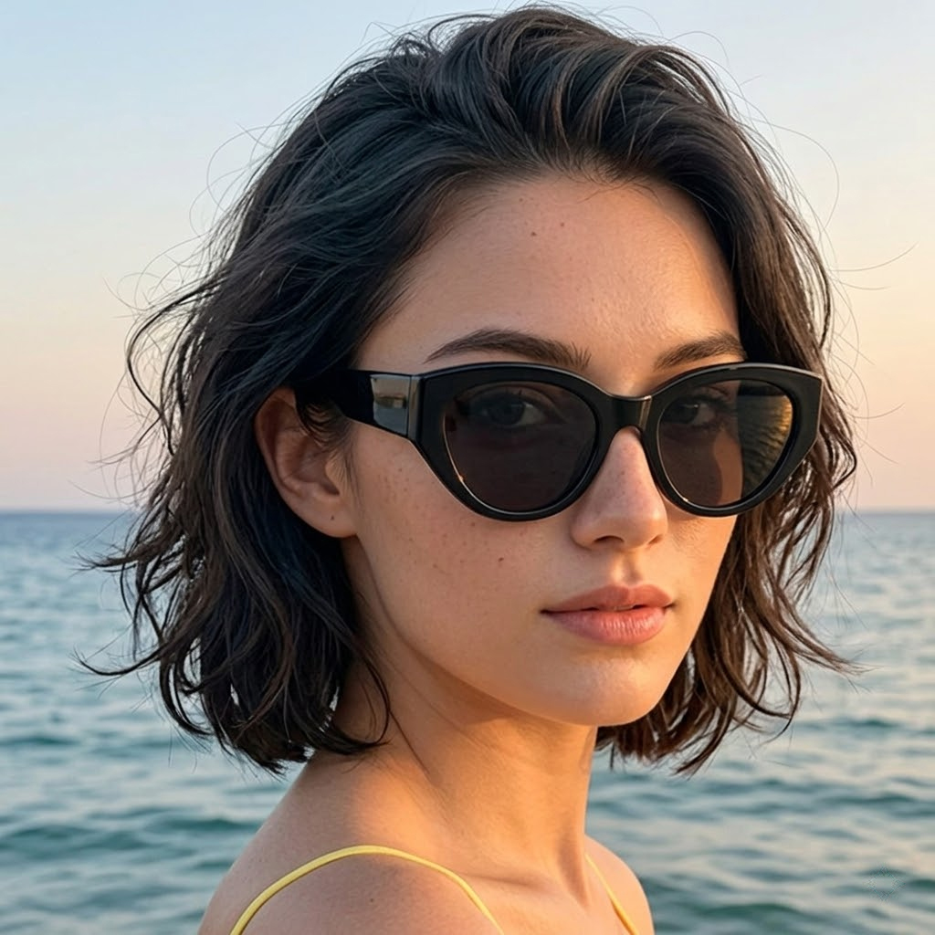 Women Men Classic Cat-Eye Pola - Sunglasses Cat Eye บทวิจารณ์และราคา