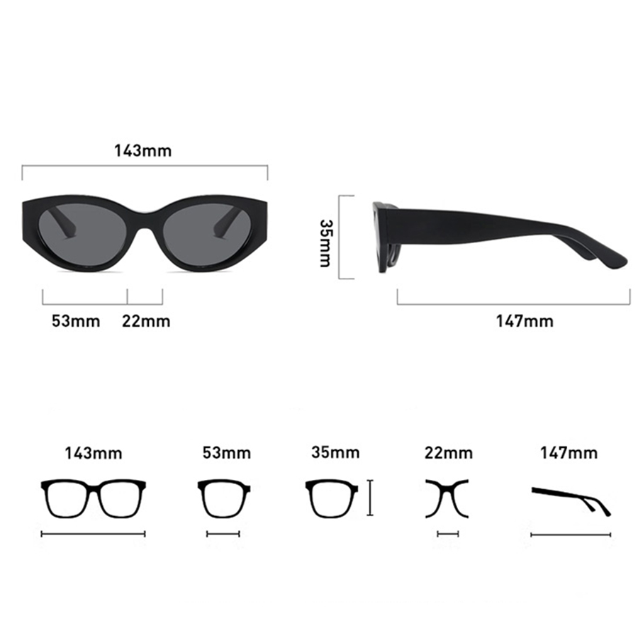 Women Men Classic Cat-Eye Pola - Sunglasses Cat Eye บทวิจารณ์และราคา