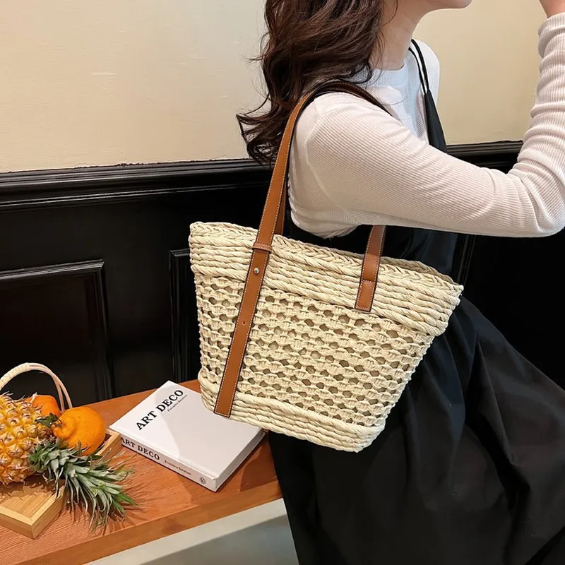 Large capacity seaside vacatio - Tote Bag Beach บทวิจารณ์และราคา