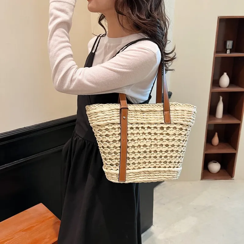 Large capacity seaside vacatio - Tote Bag Beach บทวิจารณ์และราคา