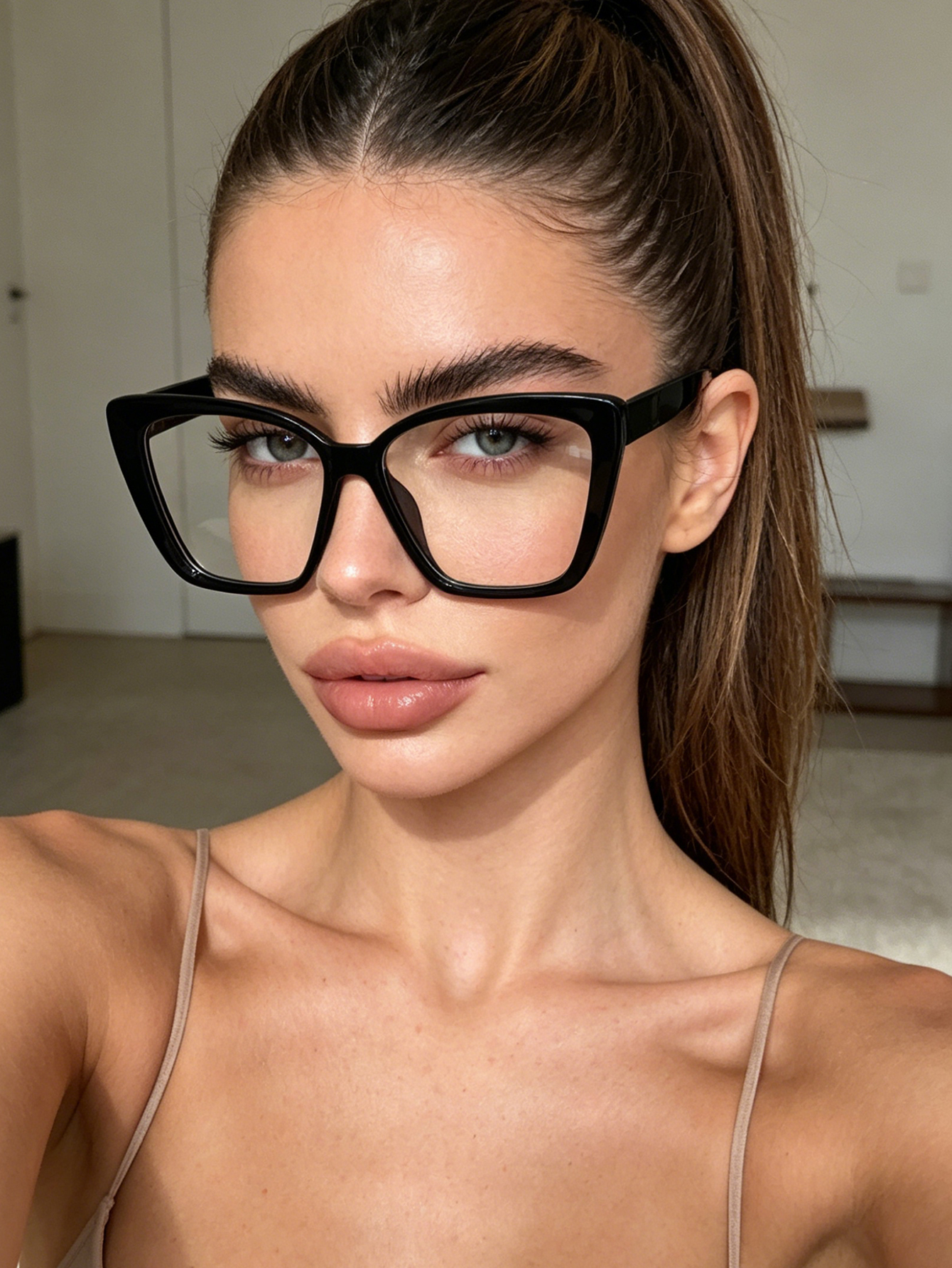 1pc daily fashionable black ca - Sunglasses Cat Eye บทวิจารณ์และราคา