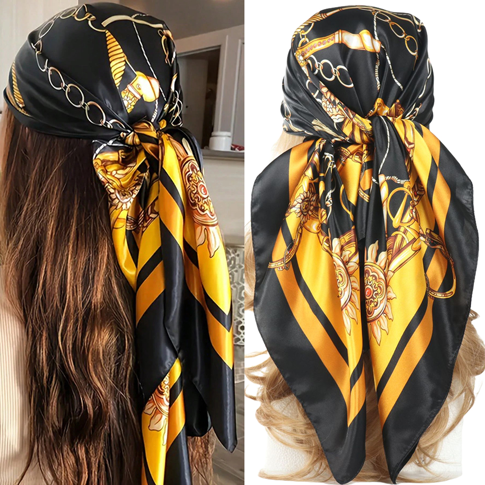 Luxury 90*90CM Vintage Chain P - Headband Summer Knit บทวิจารณ์และราคา