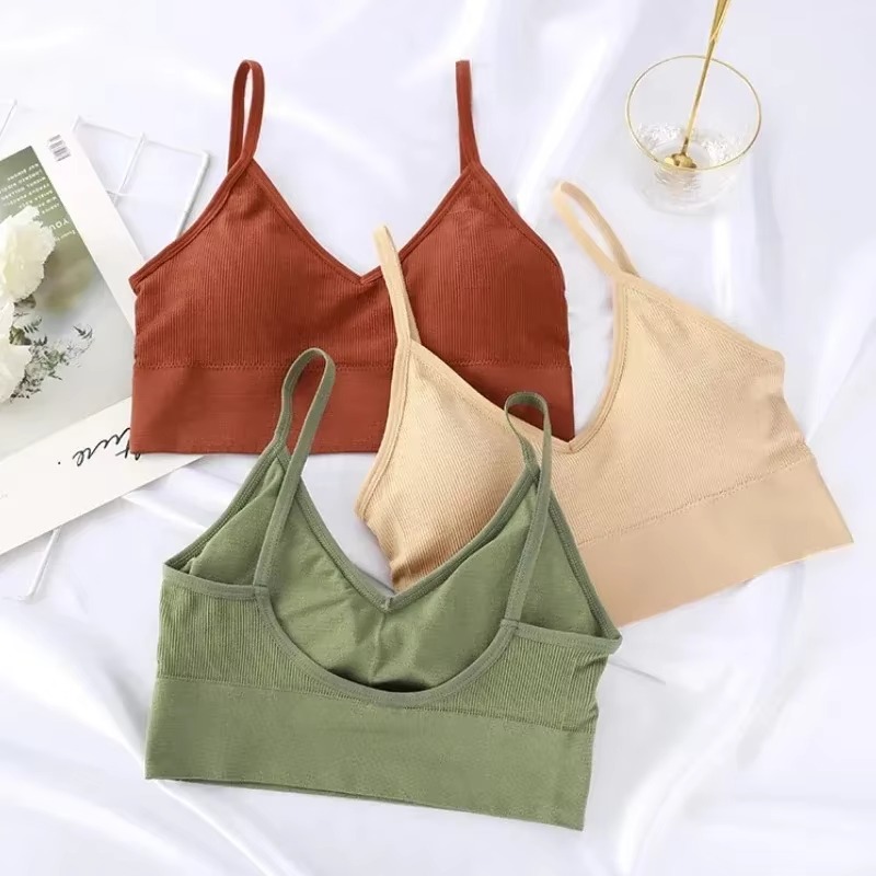 Seamless Women Push Up Bra Bea - Bralette Triangle Set บทวิจารณ์และราคา