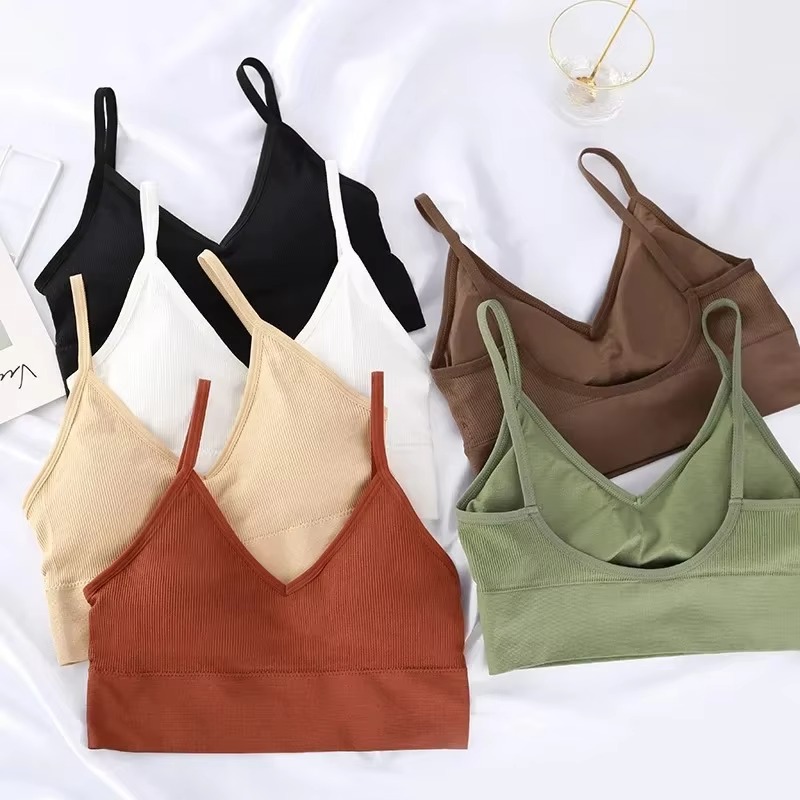Seamless Women Push Up Bra Bea - Bralette Triangle Set บทวิจารณ์และราคา
