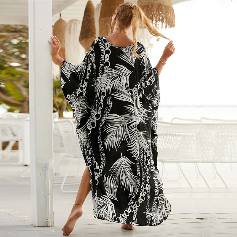 Women's Plus Size Animal Print - Cover Up Kaftan บทวิจารณ์และราคา