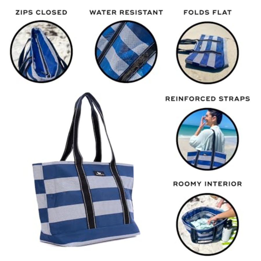 Joyride - Large Sandproof Beac - Tote Bag Beach บทวิจารณ์และราคา