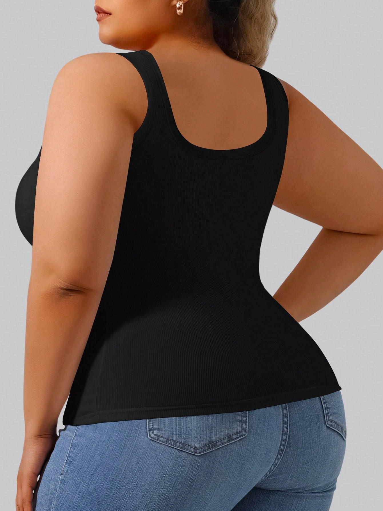 Plus Size Women's High Stretch - Crop Top Crochet บทวิจารณ์และราคา