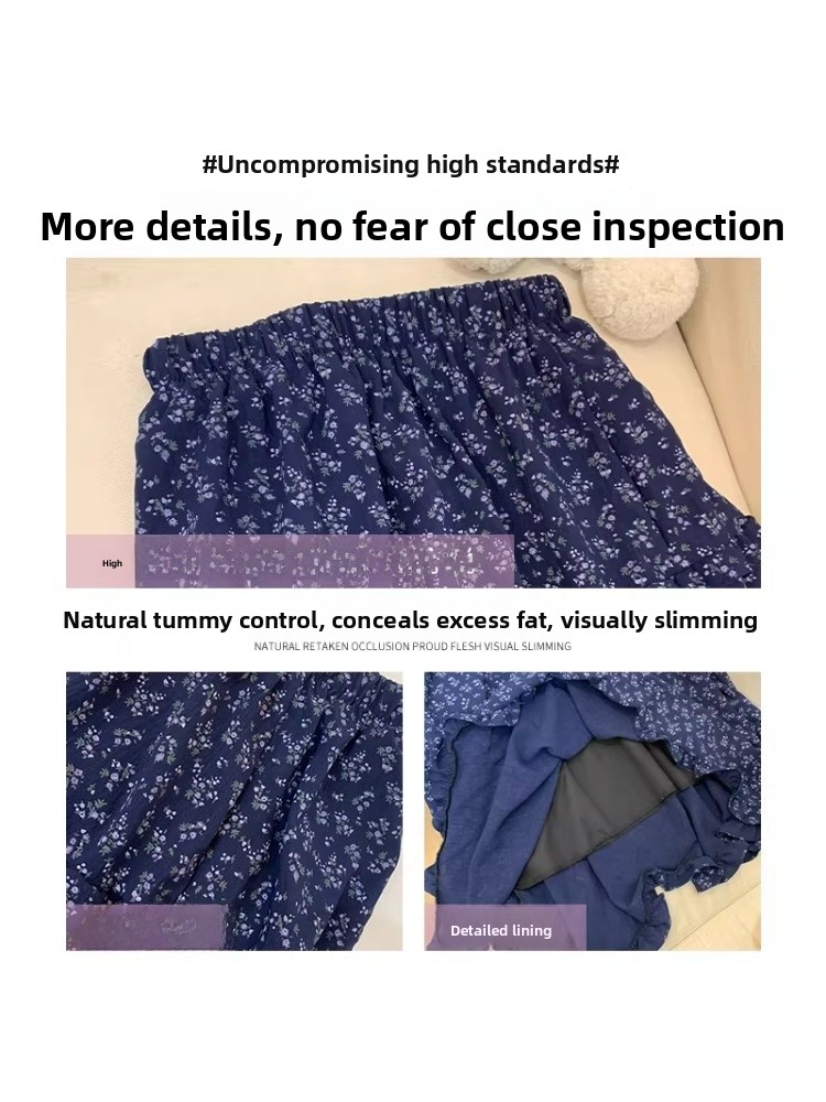 Floral A-Line Midi Skirt Women - Midi Skirt Floral บทวิจารณ์และราคา