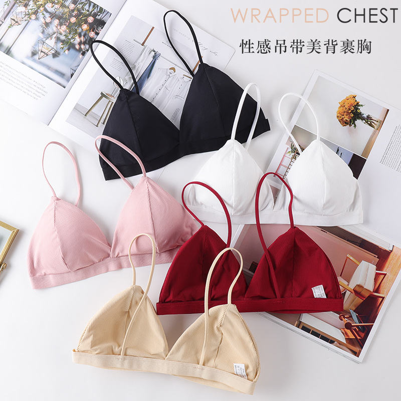 3D Sexy Lingerie Seamless Spor - Bralette Triangle Set บทวิจารณ์และราคา