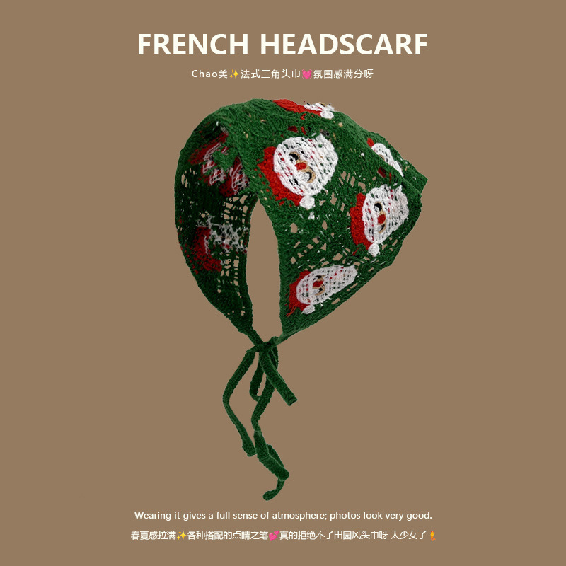 Knit Triangle Headband French  - Headband Summer Knit บทวิจารณ์และราคา